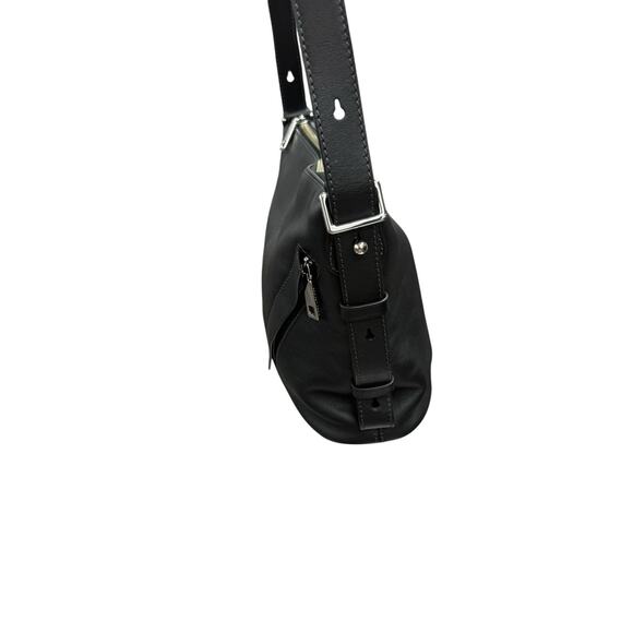 Marc Jacobs The Mini Sling Convertible Leather Hobo Purse Black - Picture 12 of 15